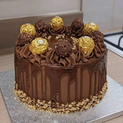 Chocolate Ferrero Rocher Cake